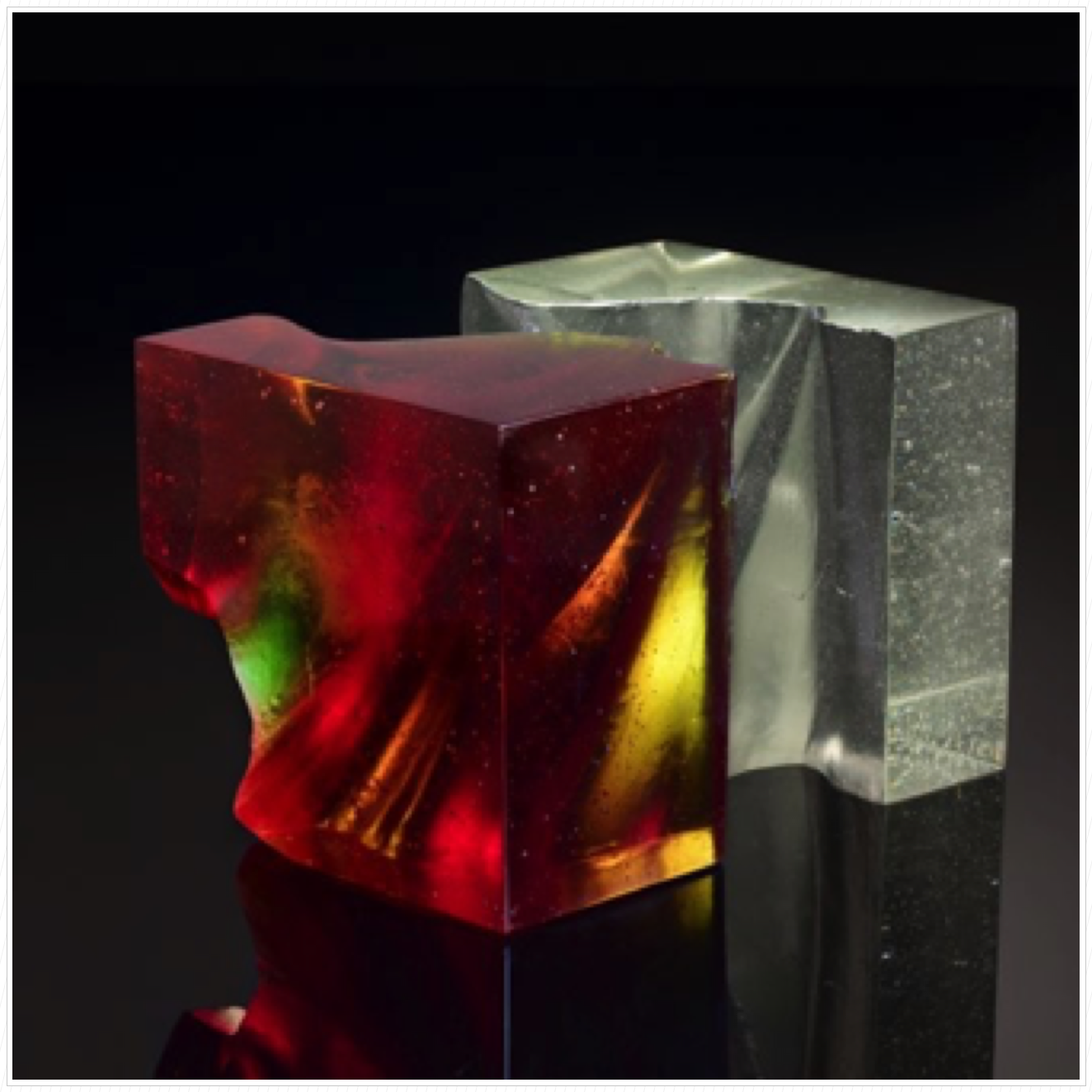 Red Cut Cube - Autumn
2015
Cast Soda Lime Glass (2 pieces)
10 x 14 x 10 in.
$18,000
