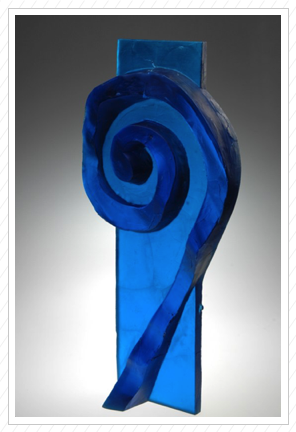 Spiral Jetty (Side One)
2009
Lead Crystal
28 x 14 x 3 1/2 in.
$14,500